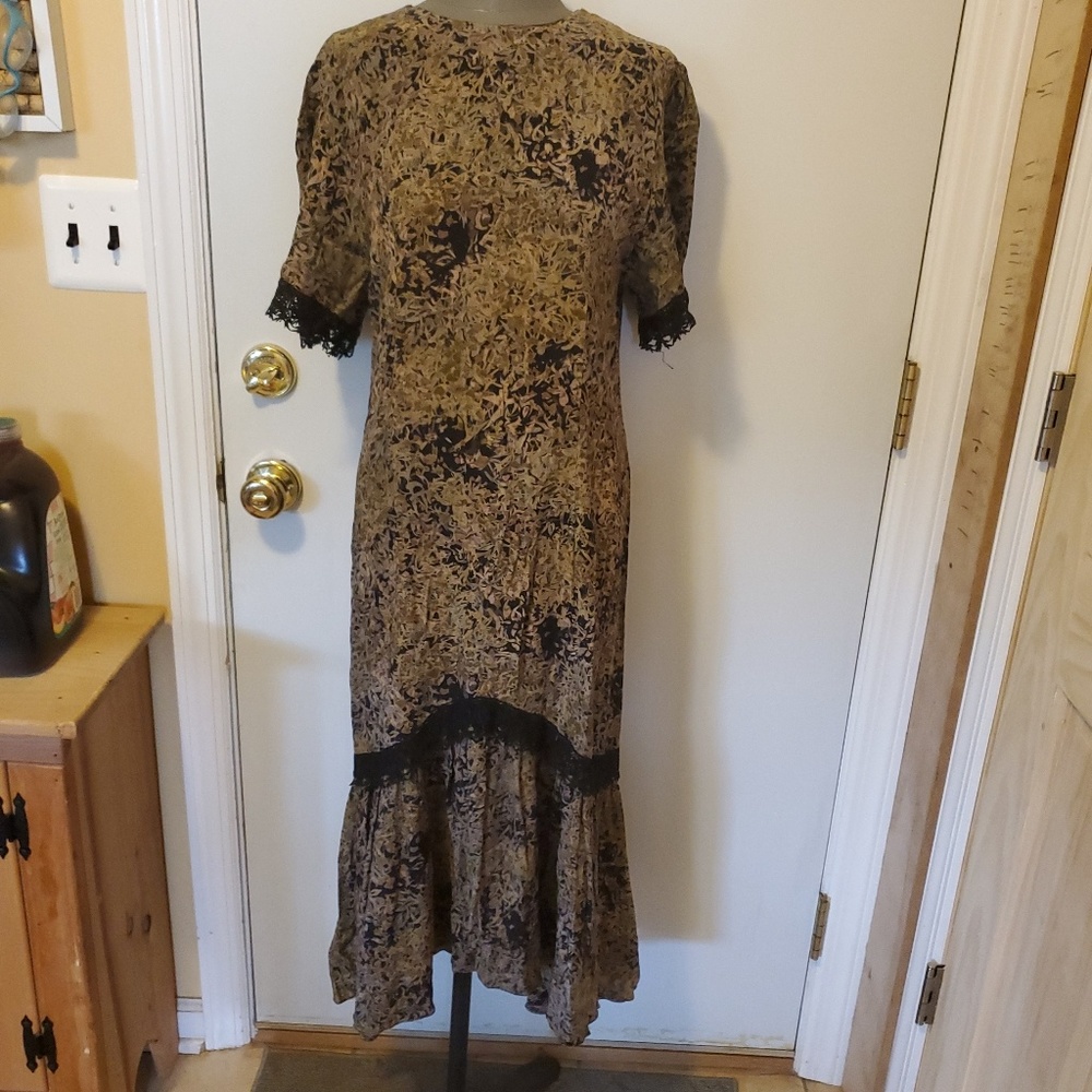 Long brown dress